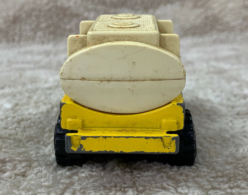 ******Vintage Tonka Tank Truck Yellow 4" Long Made in Japan Pre-Owned HW04******