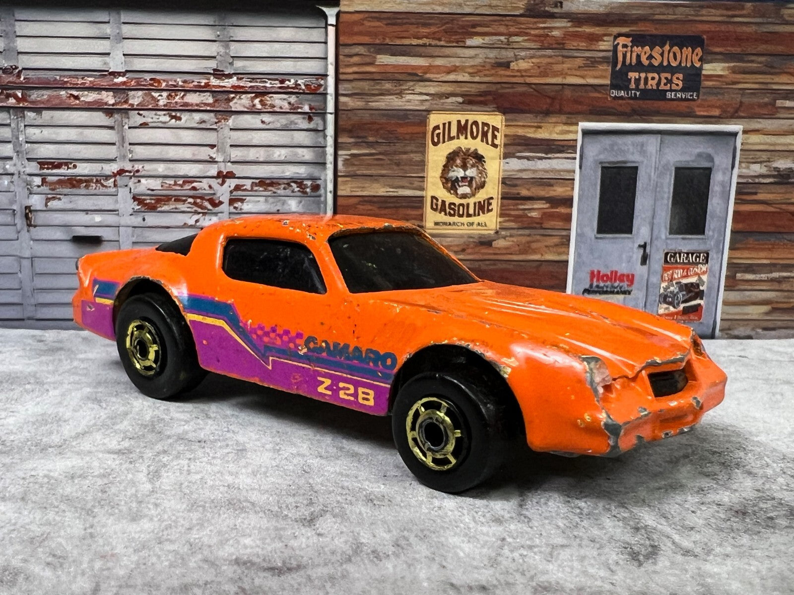 🇺🇸🇺🇸Hot Wheels Camaro Z-28 from Park 'n Plates 1982 Orange C14🇺🇸🇺🇸