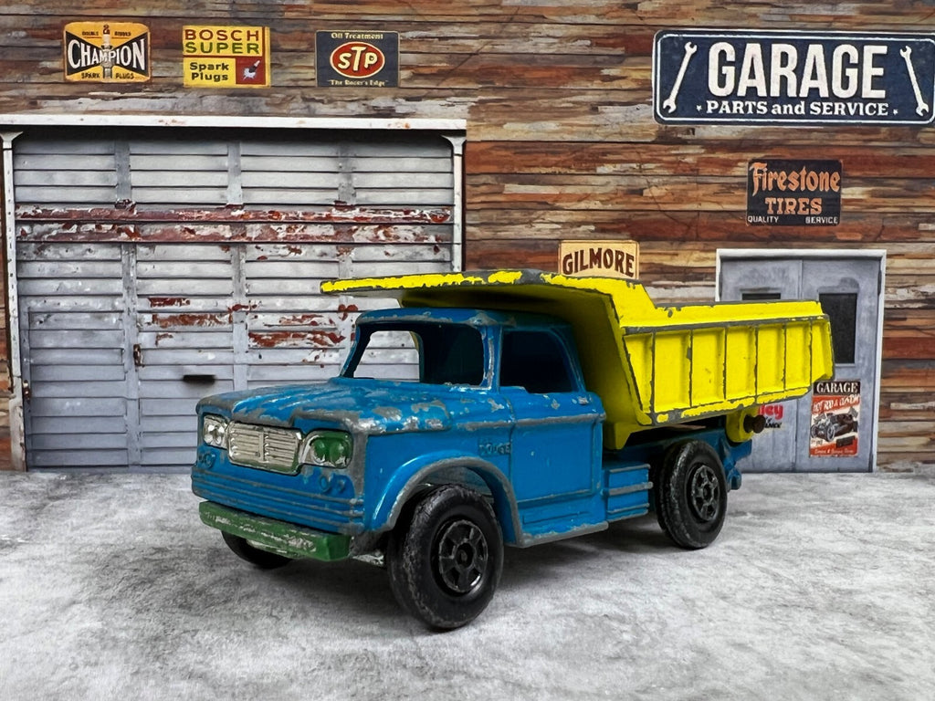 🔥🔥🔥Matchbox Transitional Superfast No.48 Dumper Truck Blue Cab C3🔥🔥🔥