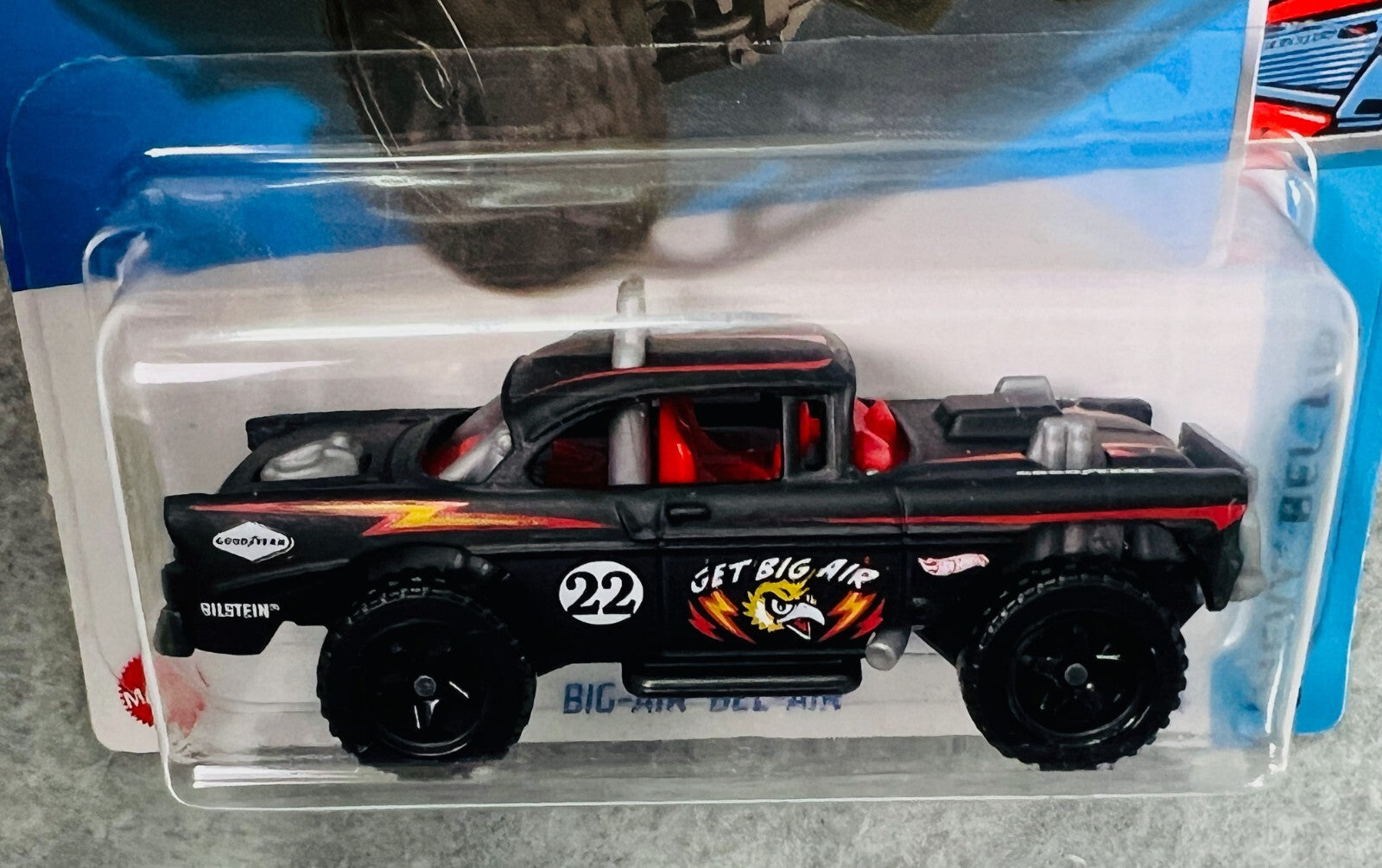🔥🔥🔥Hot Wheels HW Chevy Bel Air  Black Big-Air Bel-Air H24🔥🔥🔥