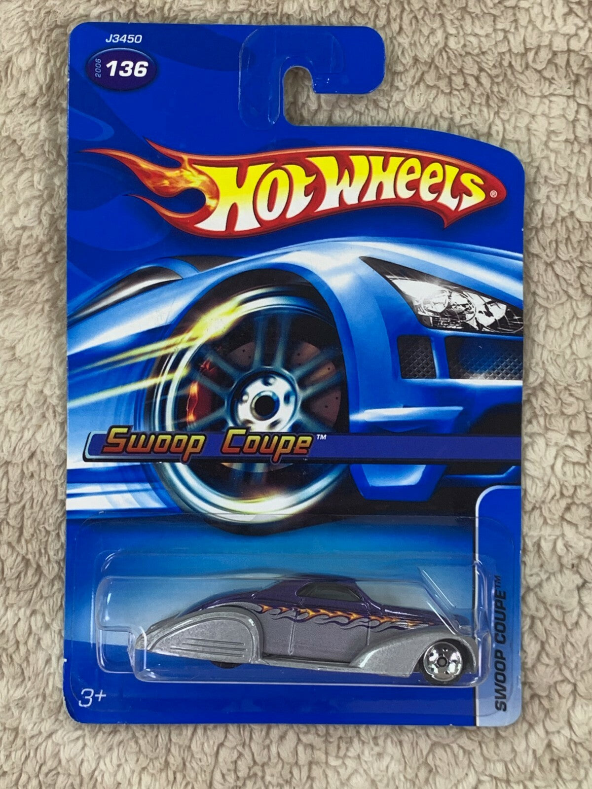 ****Mattel Hot Wheels 2005 Die Cast Scale 1:64 Swoop Coupe Purple/Silver HW05***