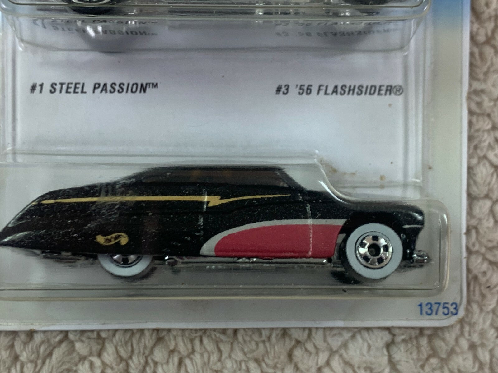 Hot Wheels 1994 Steel Stamp Series Bonus Pack 56 Flashsider & Steel Passion HW05
