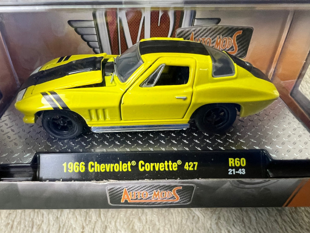 🔥🔥🔥M2 Machines AUTO-MODS 1 1966 Chevrolet Corvette 427 R60 21-43 HW15🔥🔥🔥