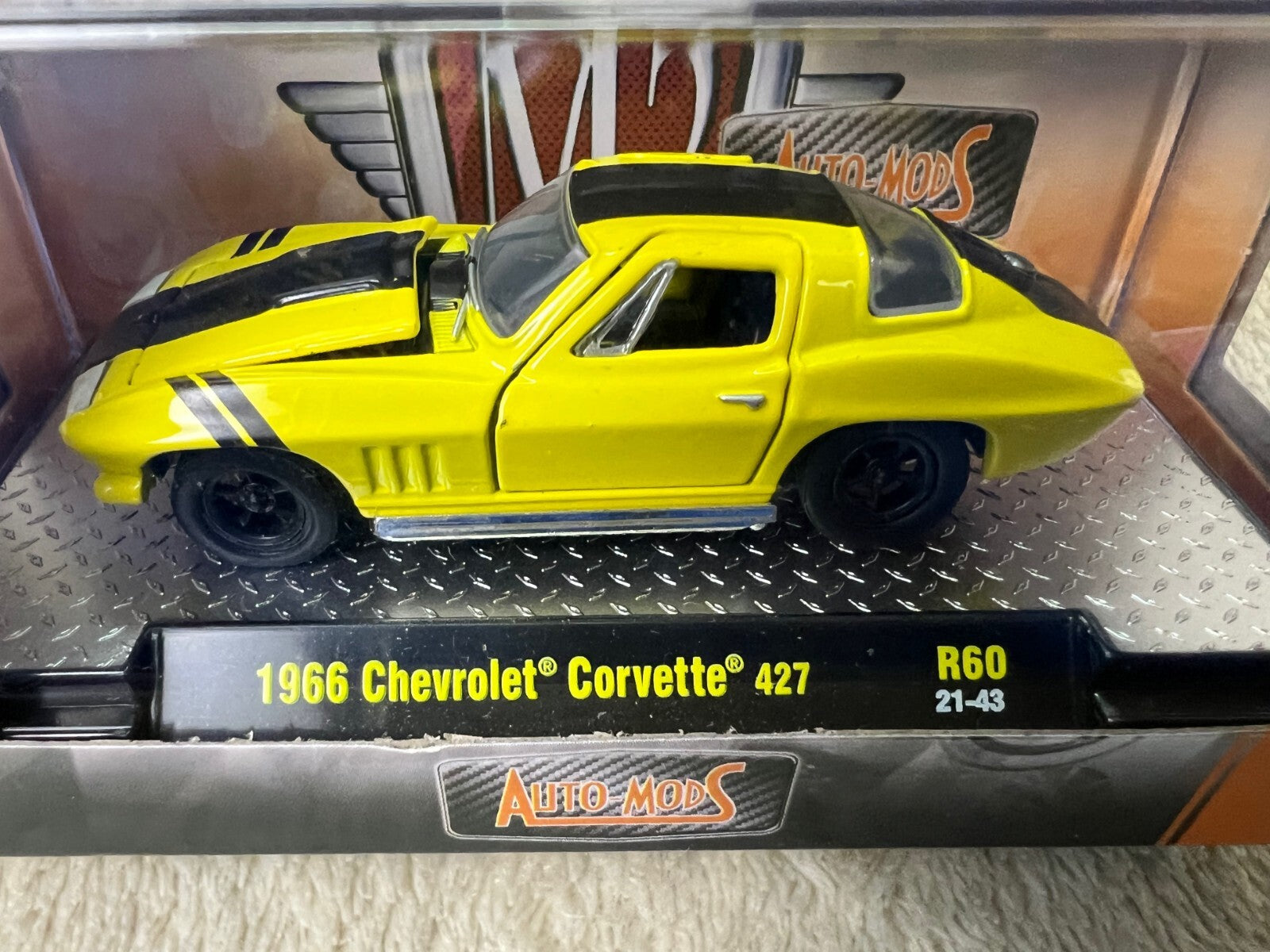 🔥🔥🔥M2 Machines AUTO-MODS 1 1966 Chevrolet Corvette 427 R60 21-43 HW15🔥🔥🔥