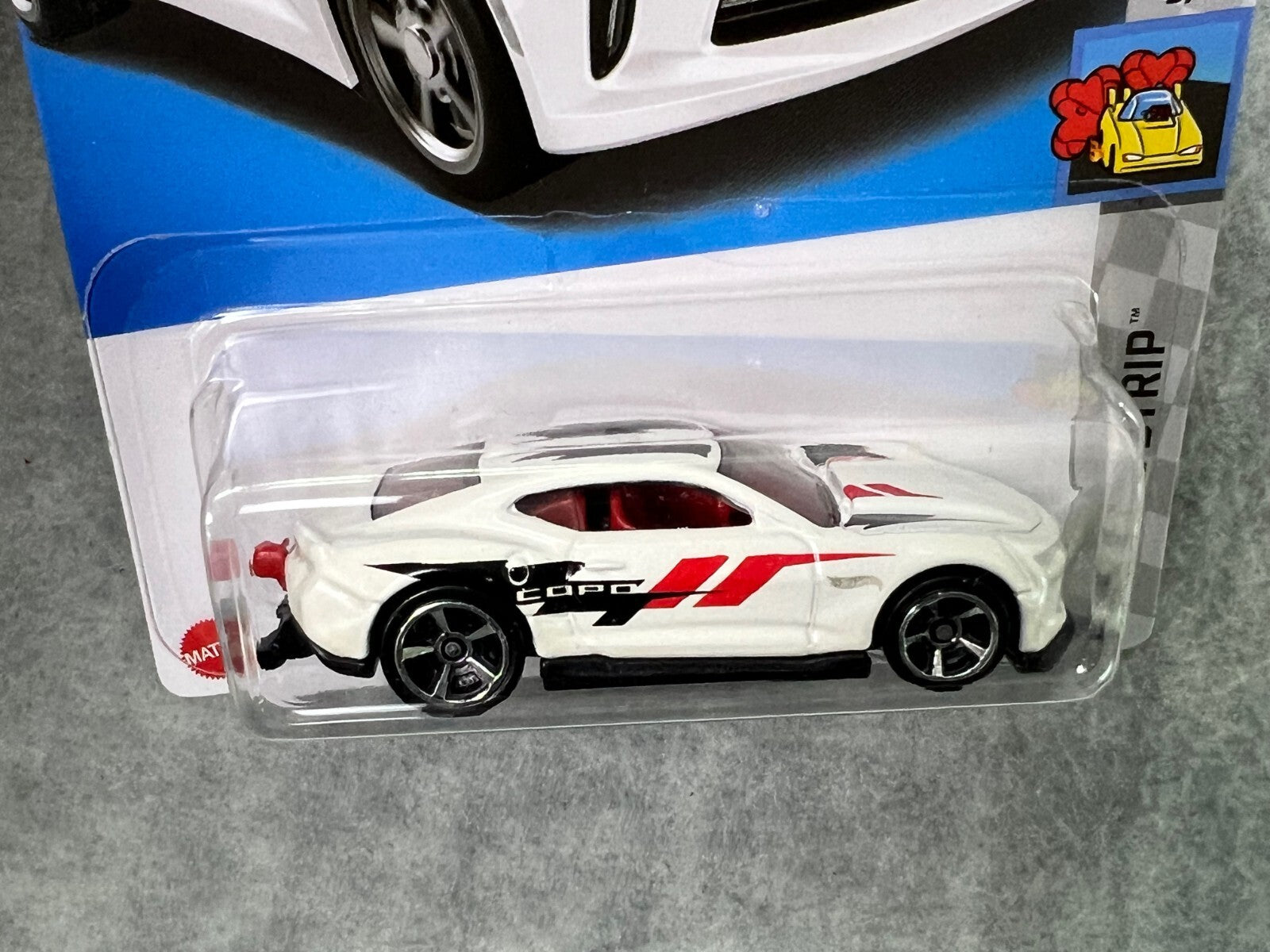 🇺🇸🇺🇸🇺🇸Hot Wheels HW Drag Strip ‘18 Copo Camaro SS White H24🇺🇸🇺🇸🇺🇸