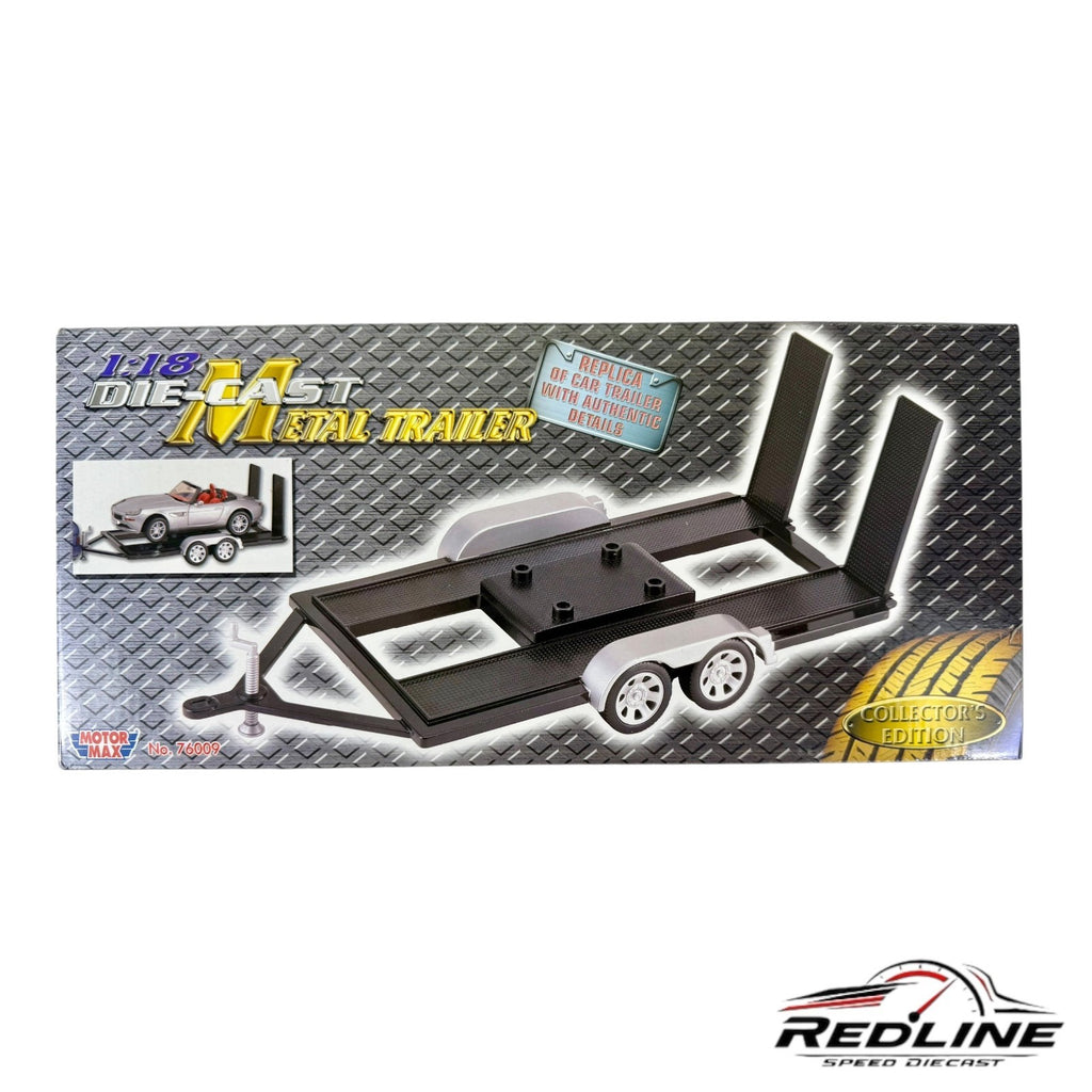 🏁🏁🏁Motor Max Metal Trailer Model #76009  1:18 C1🏁🏁🏁