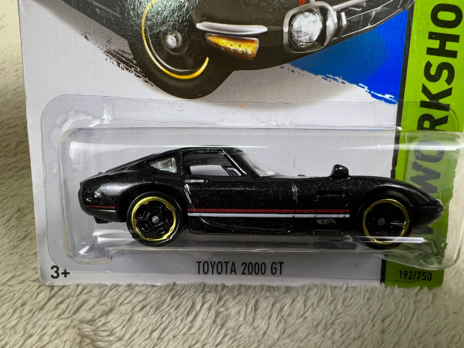 🔥🔥🔥Hot Wheels #192 HW Workshop-HW All Stars TOYOTA 2000 GT Black HW12🔥🔥🔥