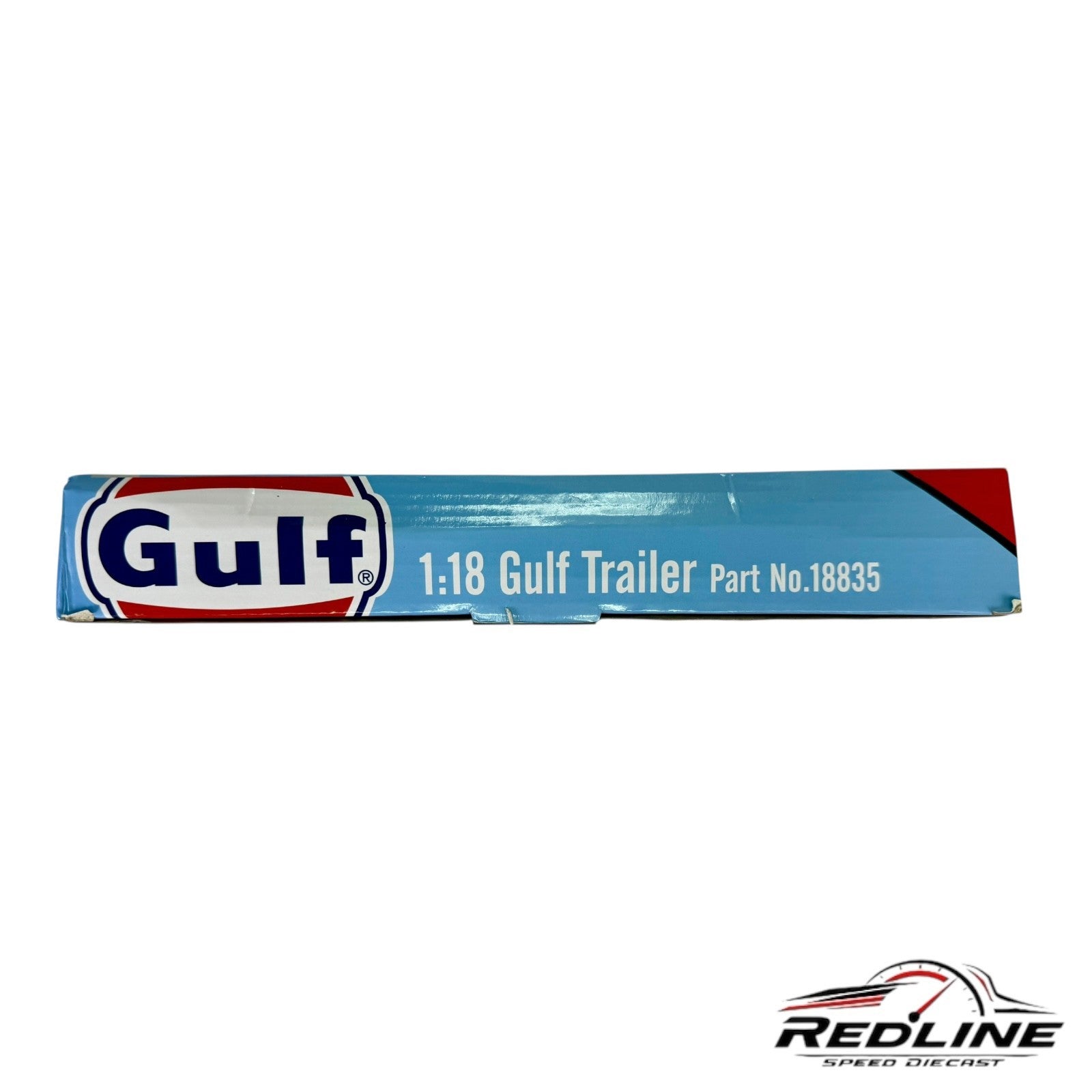 🔥🔥🔥GMP 1:18  GULF TRAILER Part# 18835 Blue/Orange A3🔥🔥🔥
