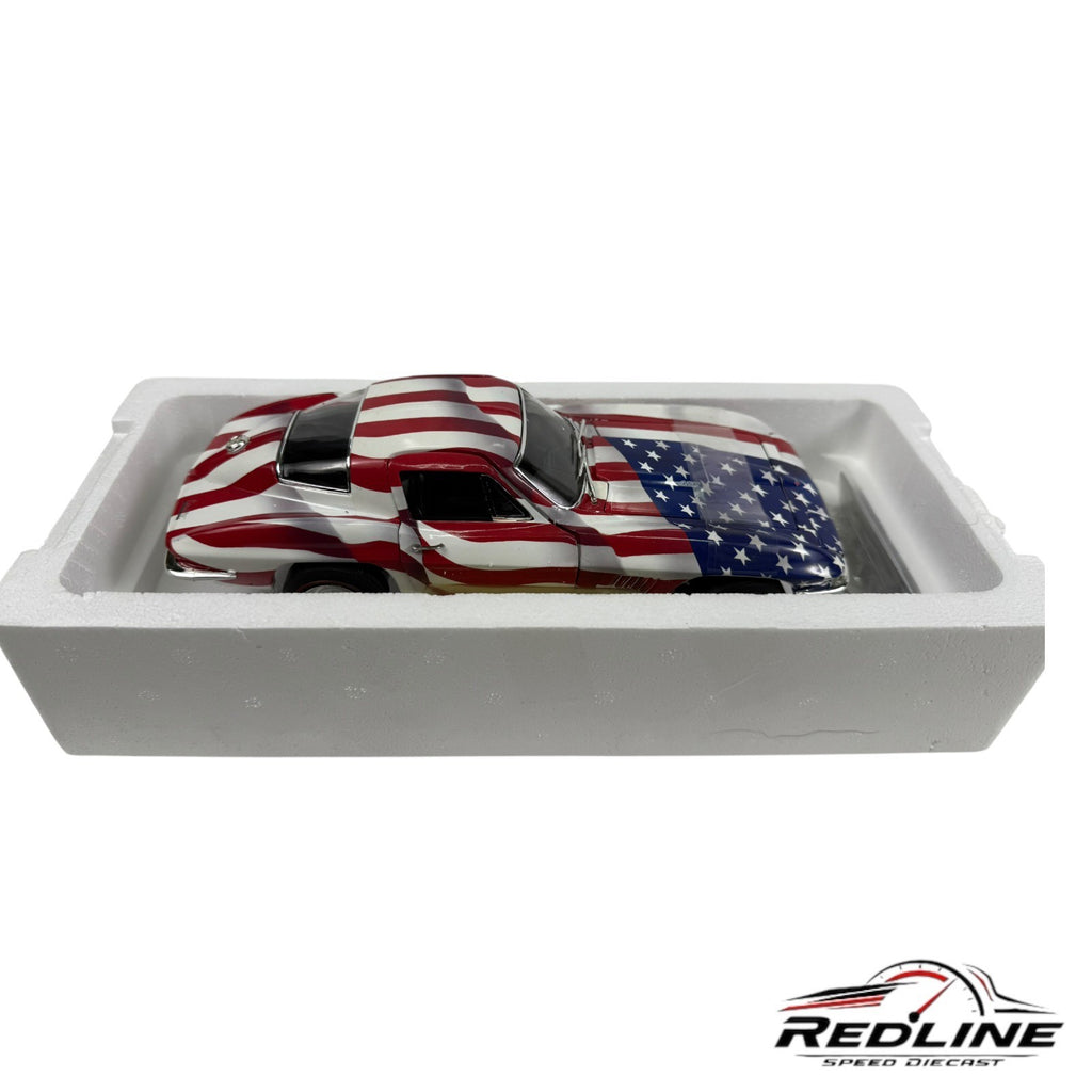 🇺🇸ERTL 1967 Star Spangled Corvette American Flag 1:18🇺🇸