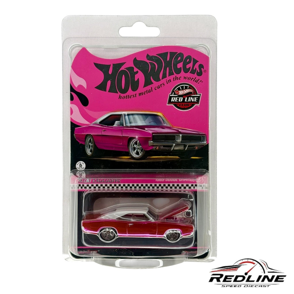 🔥RLC Hot Wheels Collectors Exclusive 1969 Pink Dodge Charger R/T H28🔥
