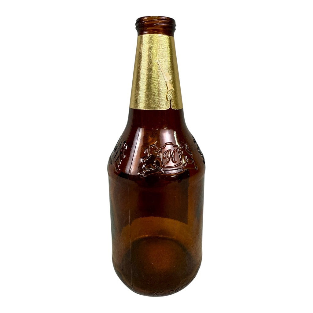 🔥Vintage Hamm's Beer Bottle 7 3/8" High Embossed Design Below Neck Label🔥