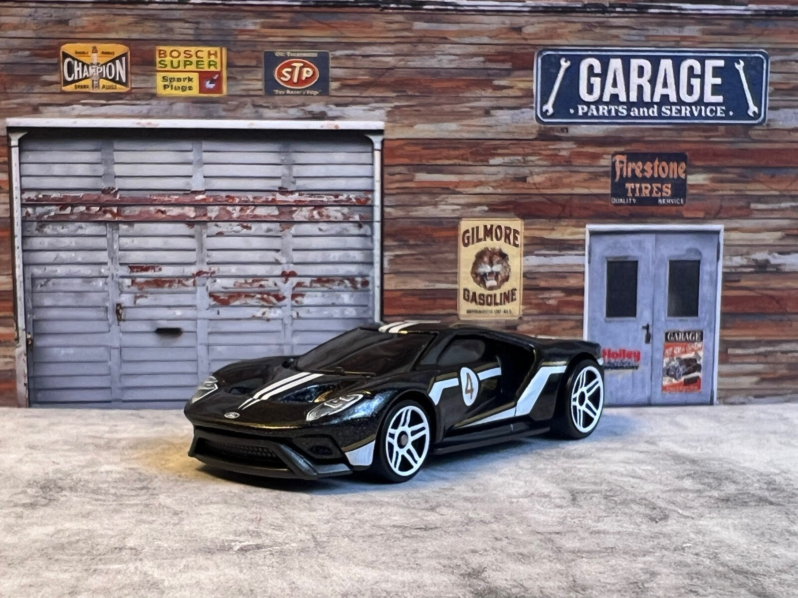 🇺🇸🇺🇸🇺🇸HOT WHEELS 17 FORD GT Then & Now Black C4 🇺🇸🇺🇸🇺🇸