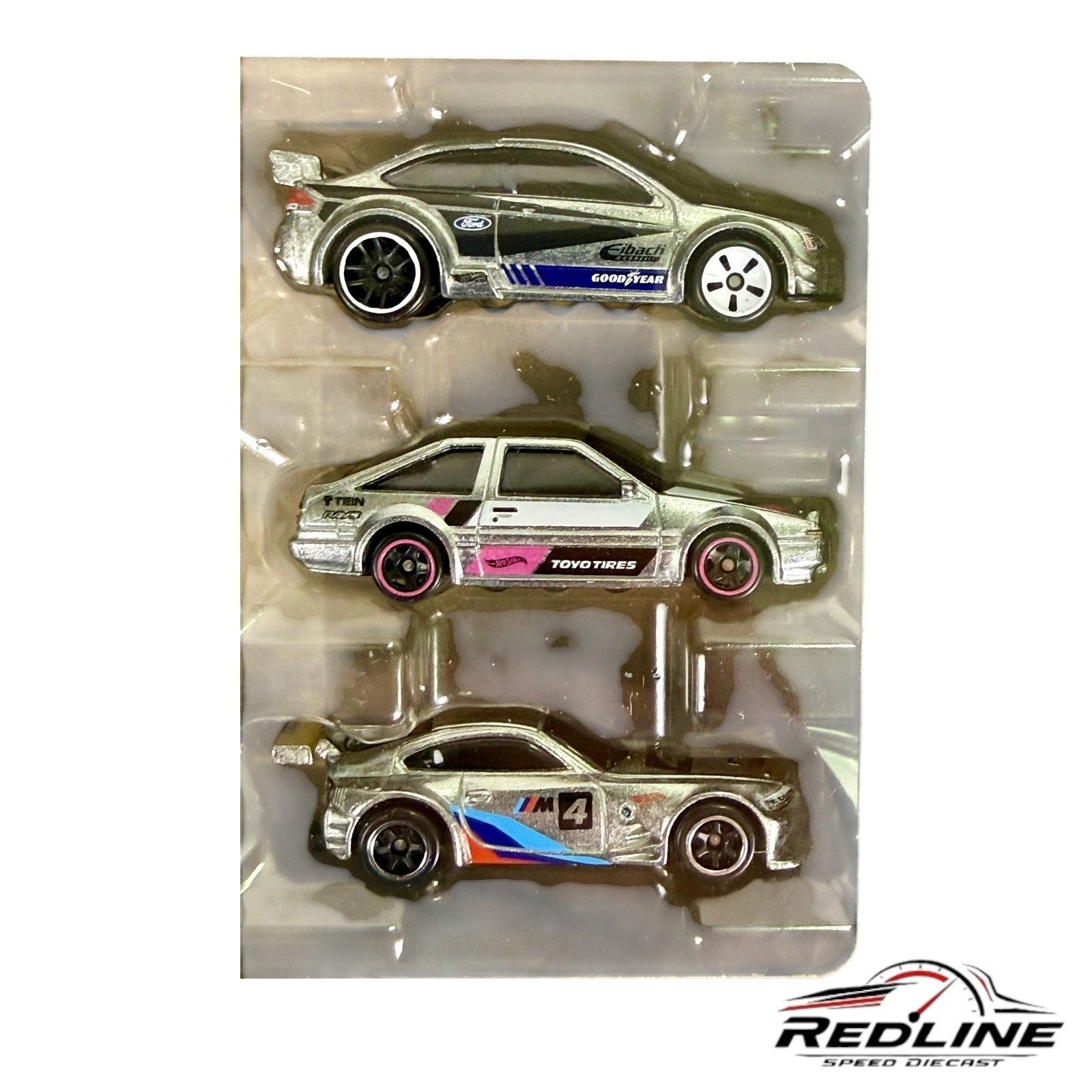 🔥🔥Hot Wheels Silver Series ZAMAC JBY80 Pack of 6 All Silver Classic D3🔥🔥
