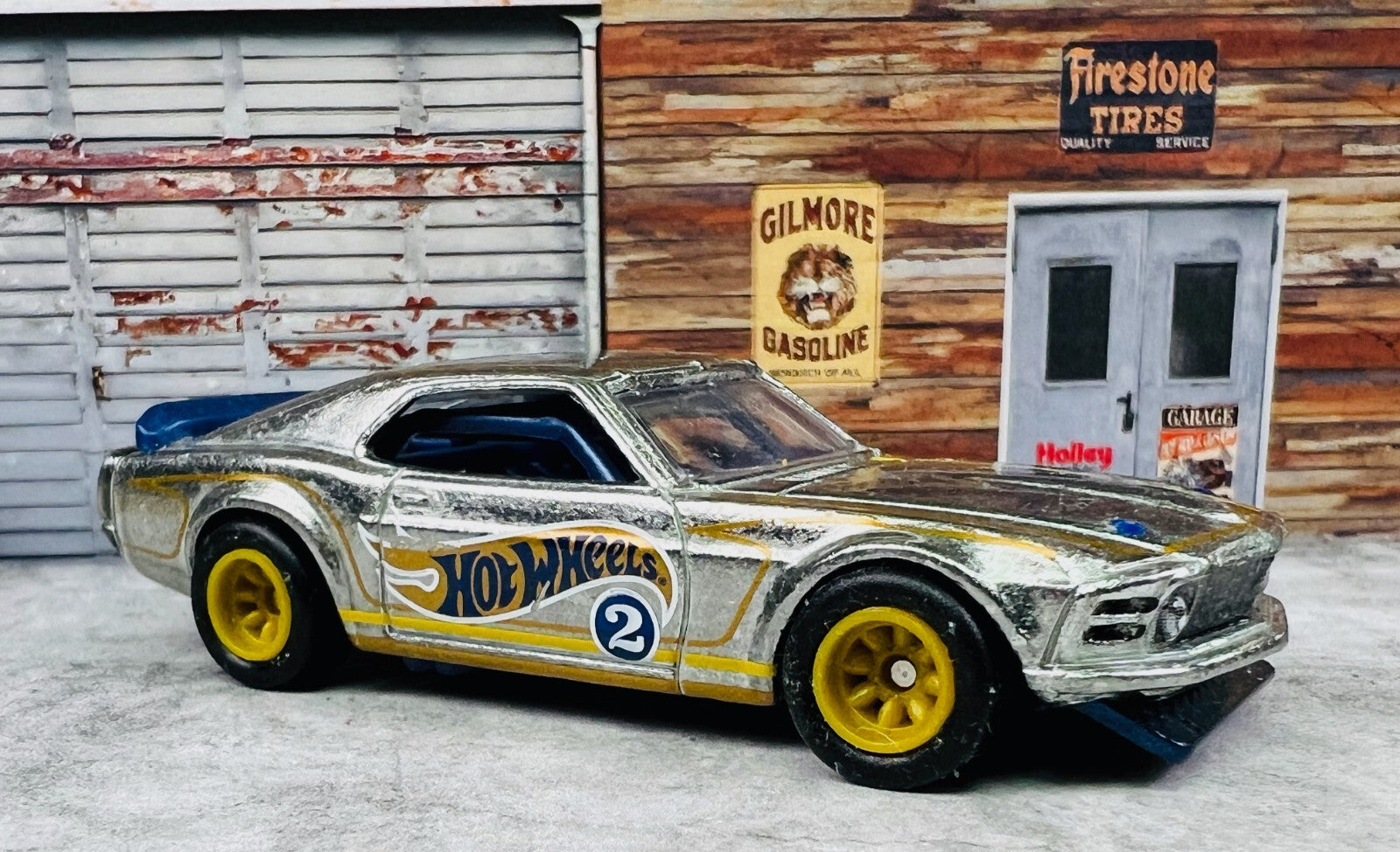 Hot Wheels 70 Mustang Boss 302 ZAMAC Collectors Edition Mail In LegendsTour C20
