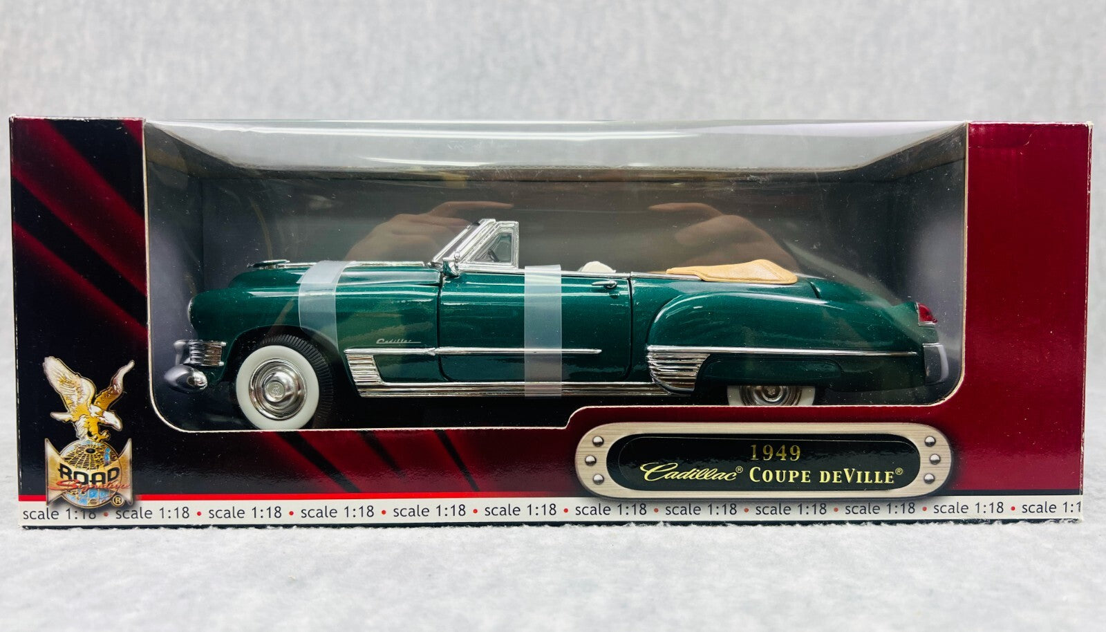 🇺🇸🇺🇸Road Signature 1949 Cadillac Coupe Deville Green 1:18 Scale🇺🇸🇺🇸