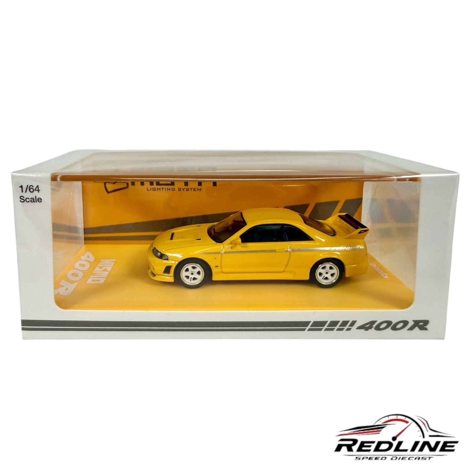 🎌🎌Kyosho Nissan Nismo 400 R Yellow 1:64 H36🎌🎌