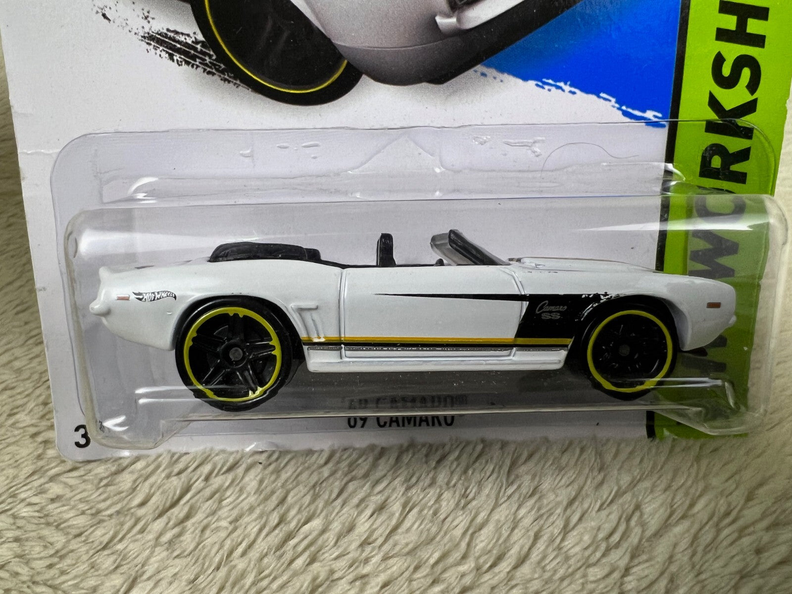🔥🔥🔥🔥Hot Wheels HW Workshop 69 Camaro Convertible White HW12🔥🔥🔥🔥