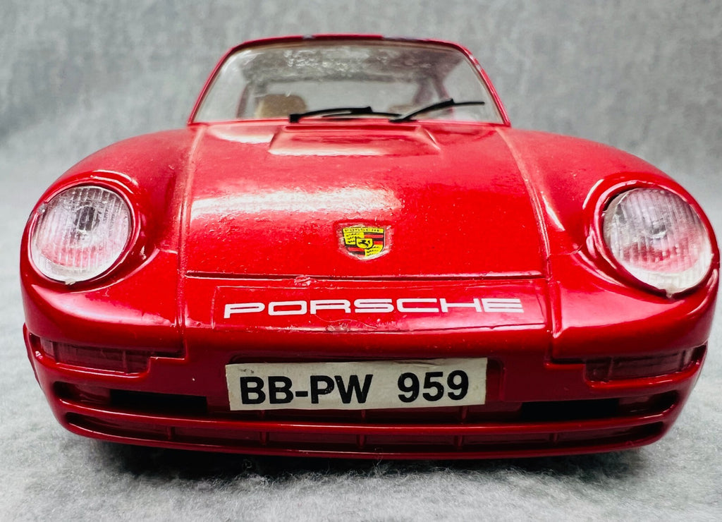 🇩🇪🇩🇪🇩🇪Bburago Porsche 959 Red 1:24 Scale Die Cast No Box🇩🇪🇩🇪🇩🇪