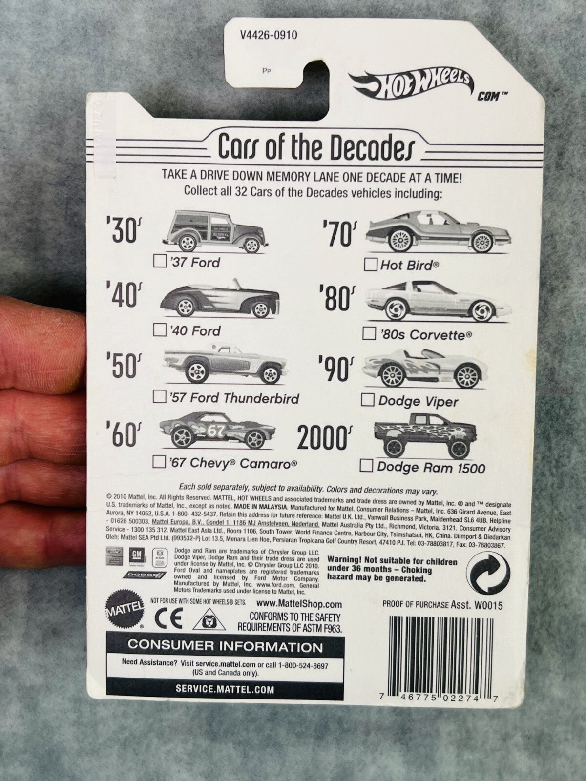 🇺🇸🇺🇸Hot Wheels The '60s Cars of The Decades '67 Chevy Camaro HW23🇺🇸🇺🇸