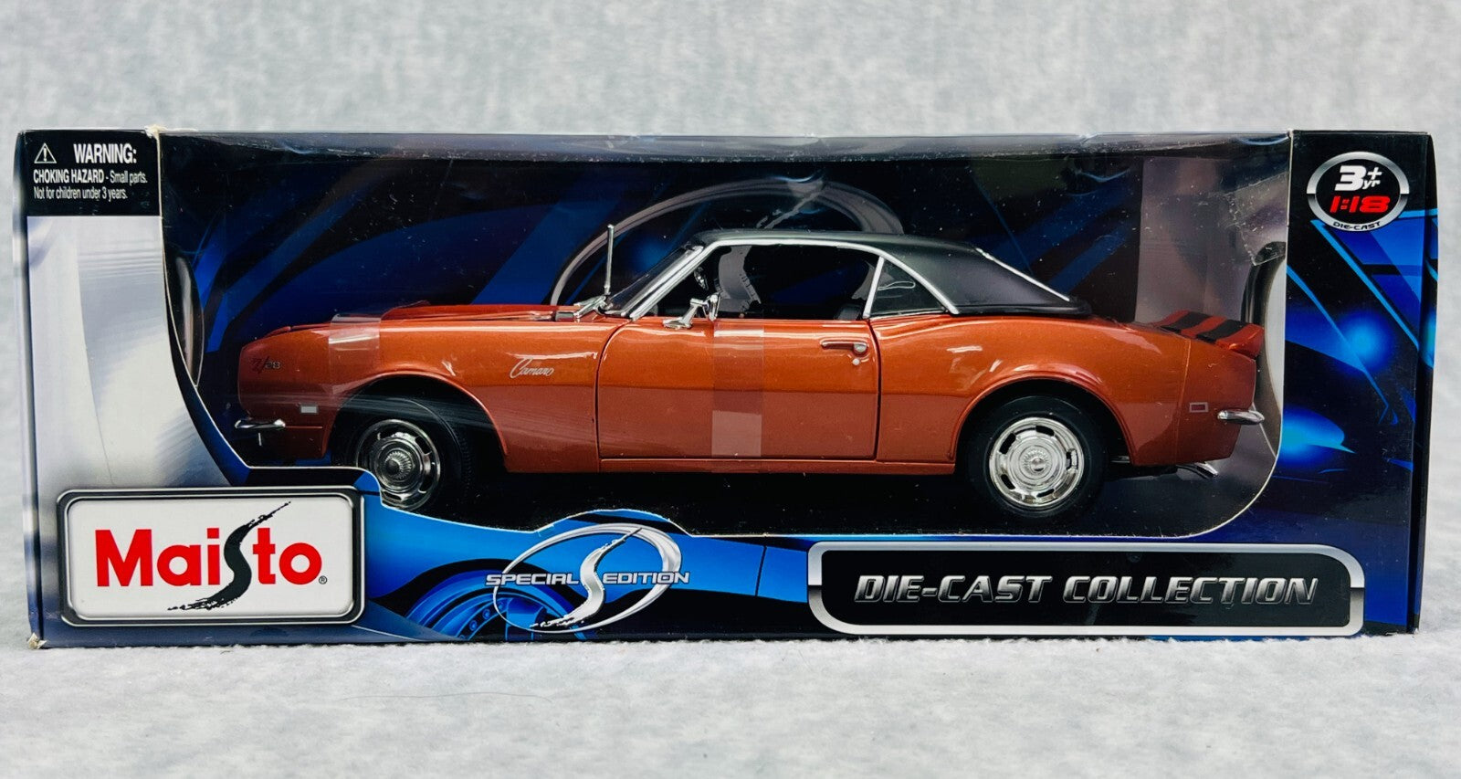 🇺🇸🇺🇸🇺🇸Maisto Special Edition 1968 Chevrolet Camaro Z-28 Orange🇺🇸🇺🇸🇺🇸