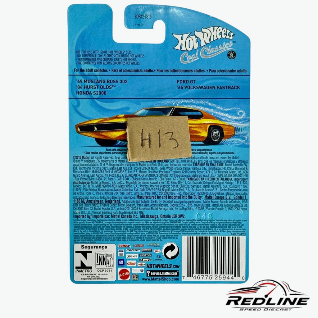 🇺🇸Hot Wheels Spectrafrost Cool Classics '69 Mustang Boss 302 H13🇺🇸