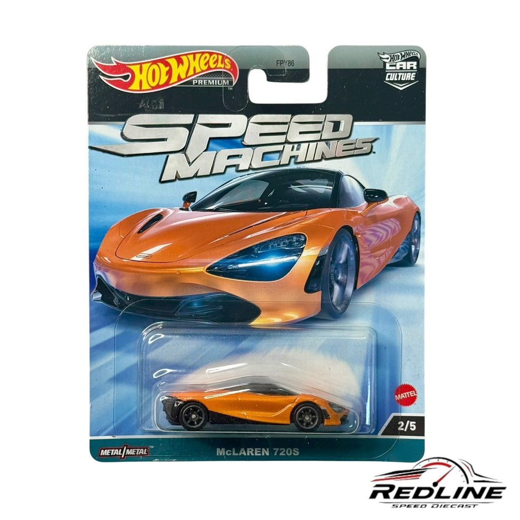 🇬🇧Hot Wheels Premium Speed Machines McLaren 720S Orange H17🇬🇧
