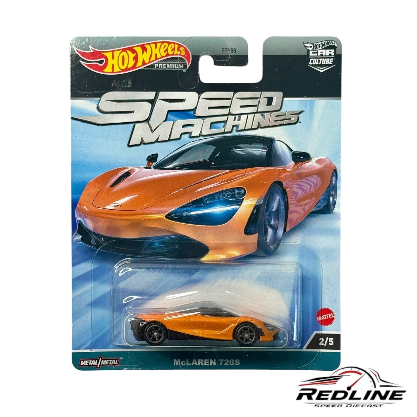 🇬🇧Hot Wheels Premium Speed Machines McLaren 720S Orange H17🇬🇧