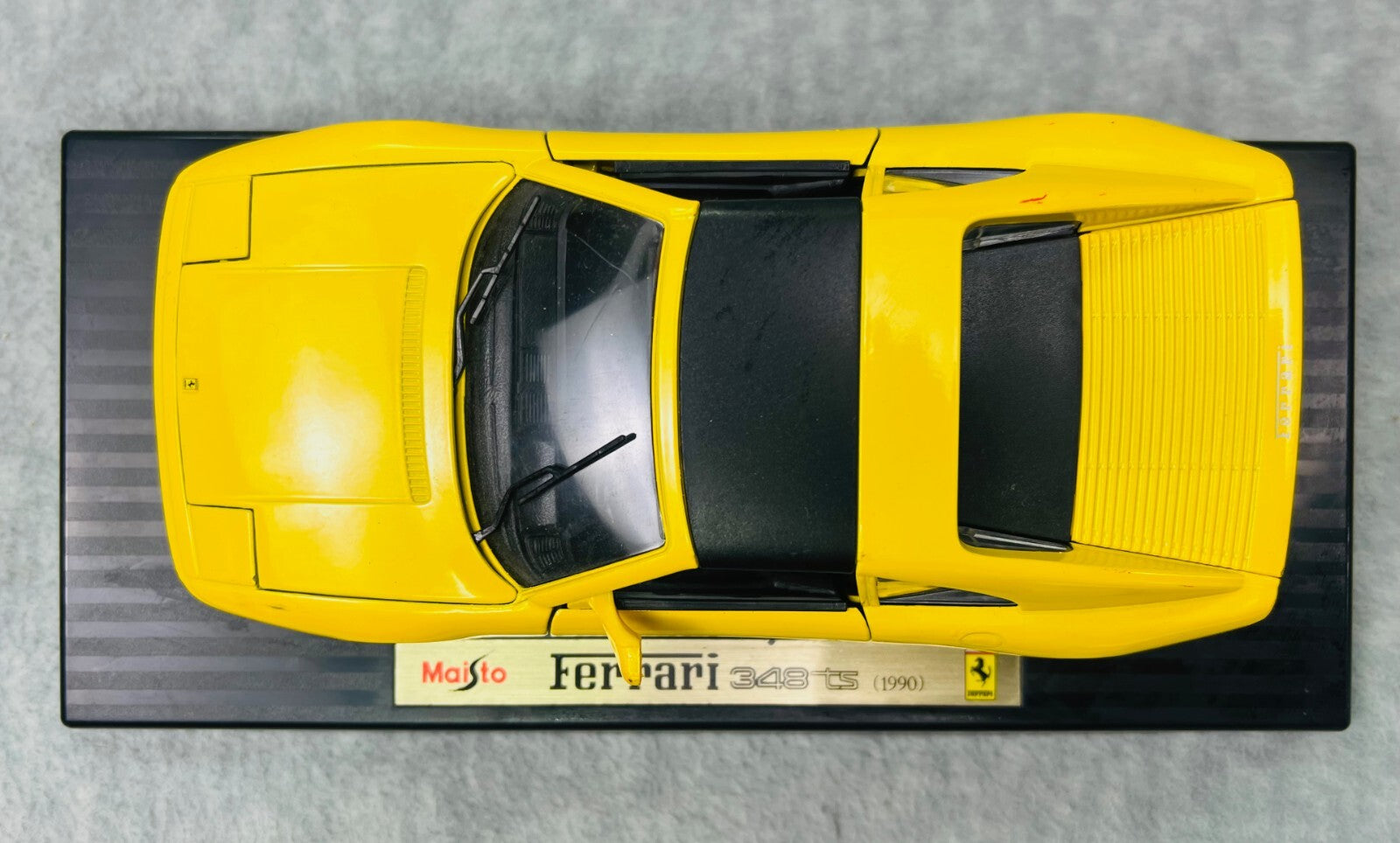 🇮🇹Maisto Diecast 1990 Ferrari 348TS Special Edition Yellow 1:18 Scale 🇮🇹