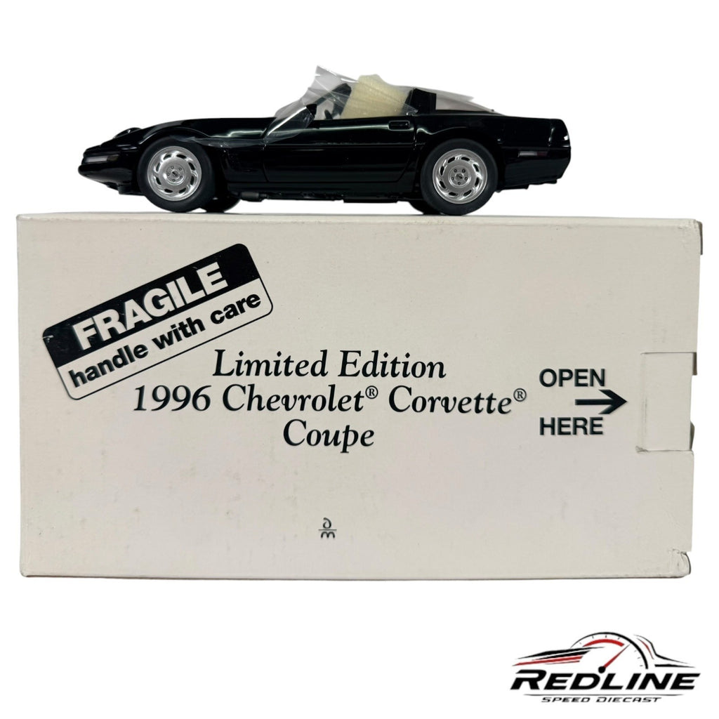 🇺🇸Danbury Mint 1996 Chevy Corvette Coupe Limited Edition Black  1:24🇺🇸