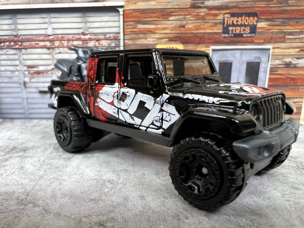 🔥🔥HOT WHEELS '20 Jeep Gladiator Black Pickup HW Baja Blazers Borla C8🔥🔥