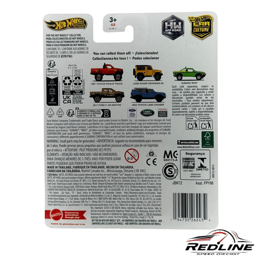 🔥🔥Hot Wheels Premium Car Culture HW Off Road Subaru Brat H17🔥🔥