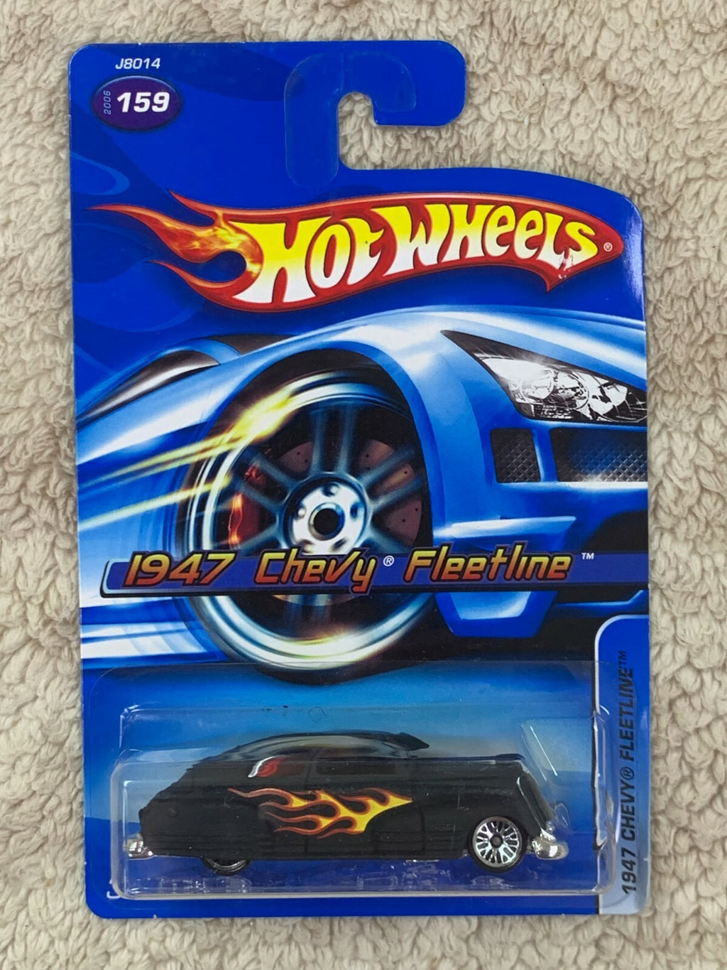 ******2006 Hot Wheels #159 1947 CHEVY FLEETLINE Black w/Chrome Spoke HW05*******