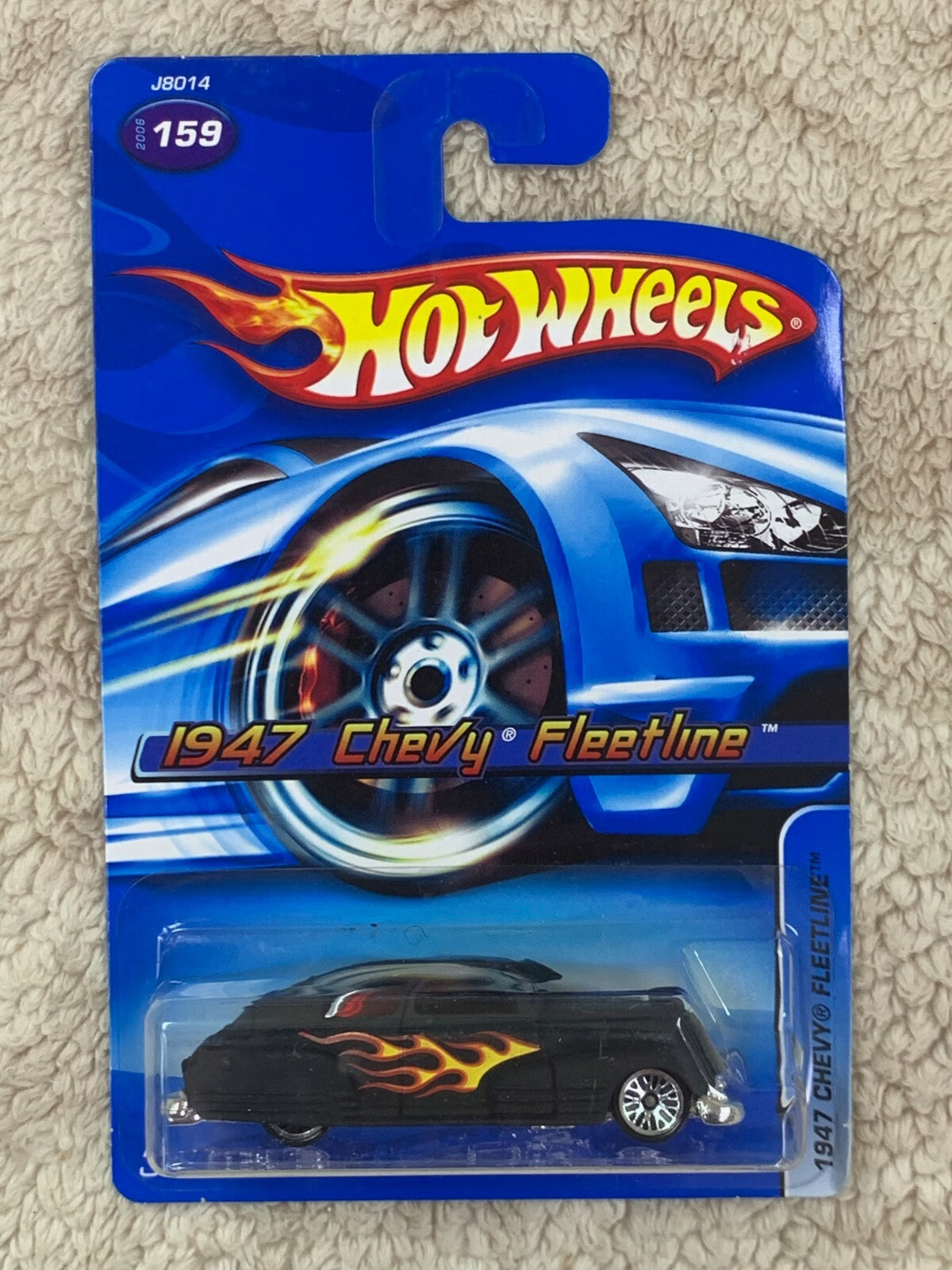 ******2006 Hot Wheels #159 1947 CHEVY FLEETLINE Black w/Chrome Spoke HW05*******