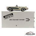 🇺🇸Danbury Mint 1961 Chevrolet Corvette Ermine White 1:24 D1🇺🇸