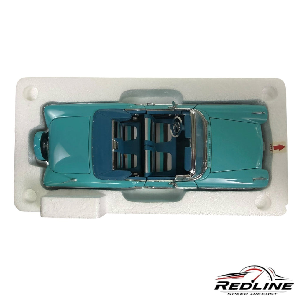 🇺🇸Danbury Mint 1958 CHEVROLET IMPALA Turquoise 1:24🇺🇸