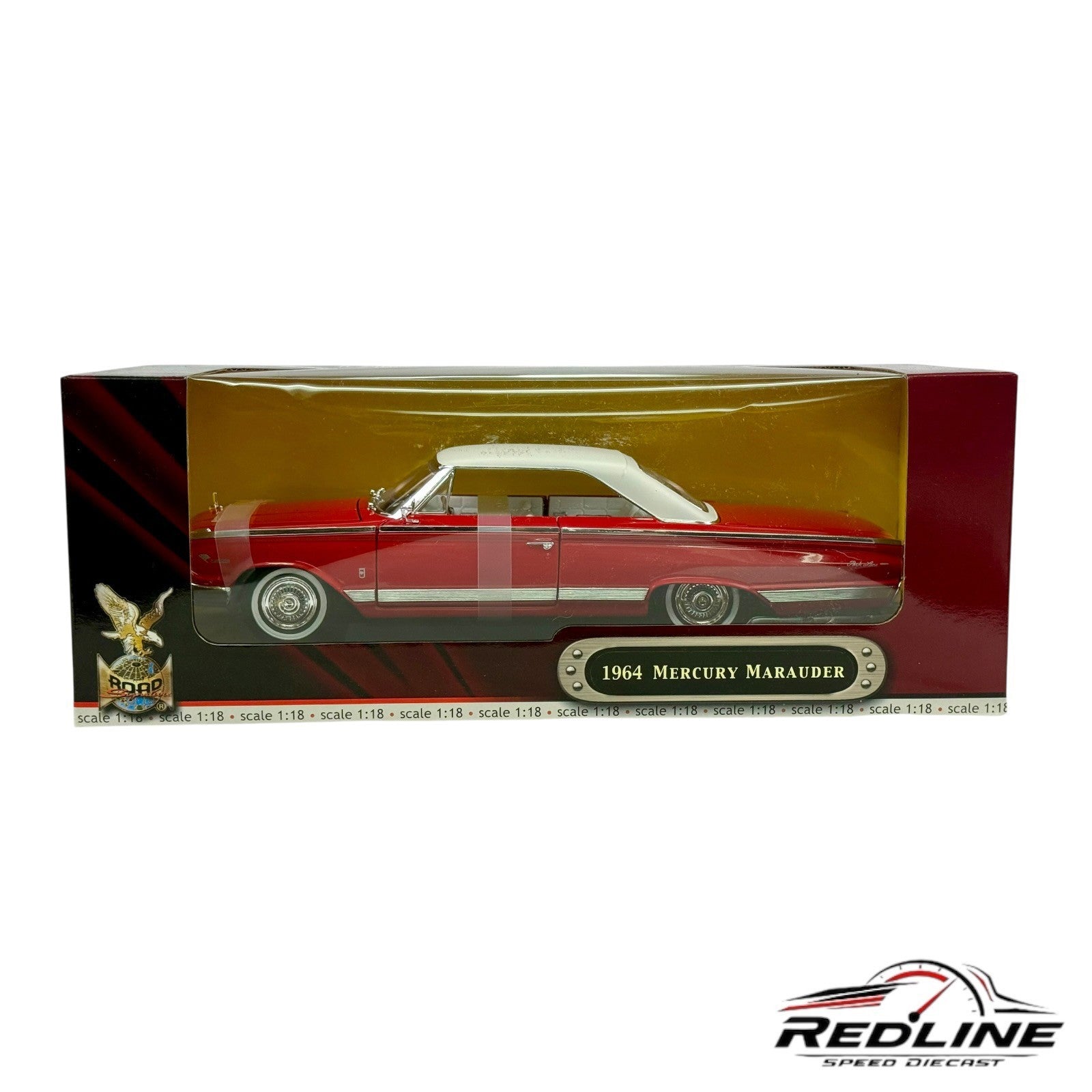 🇺🇸Road Signature 1964 Mercury Marauder Red 1:18 C3🇺🇸