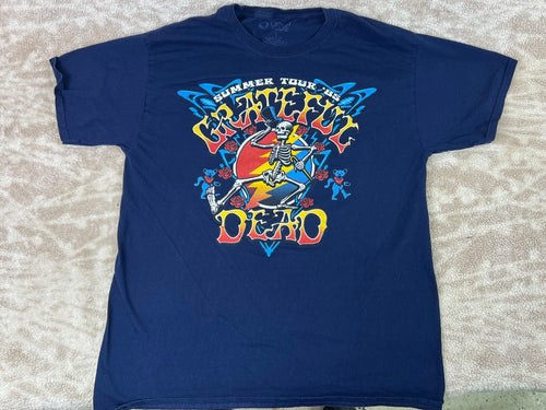 ☮️☮️Grateful Dead Strutting Skelly Summer Tour 1985 MENS LARGE Classic Rock ☮️☮️