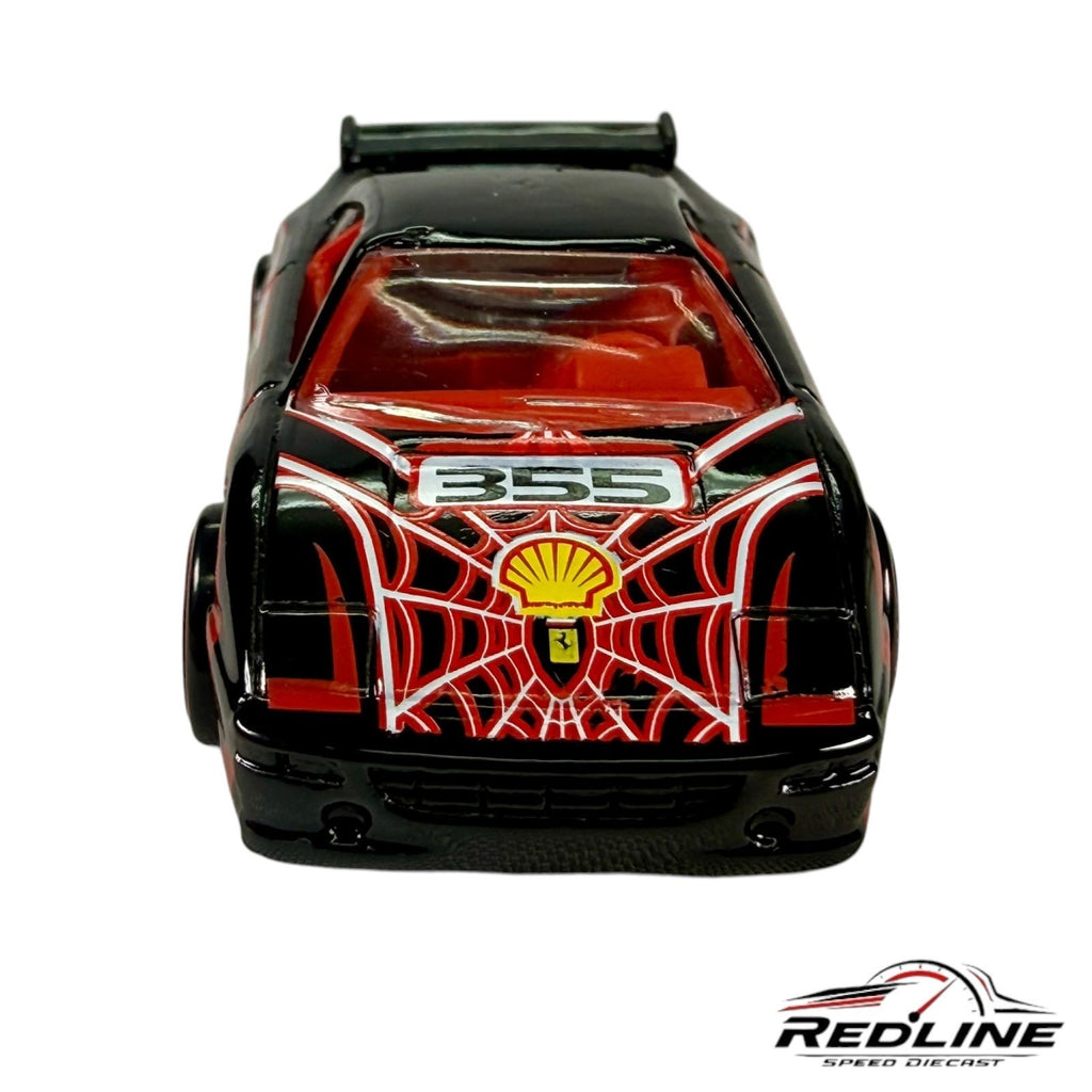 🇮🇹Hot Wheels Ferrari Racer # 7  Ferrari 355 Challenge Black C5 LOOSE🇮🇹