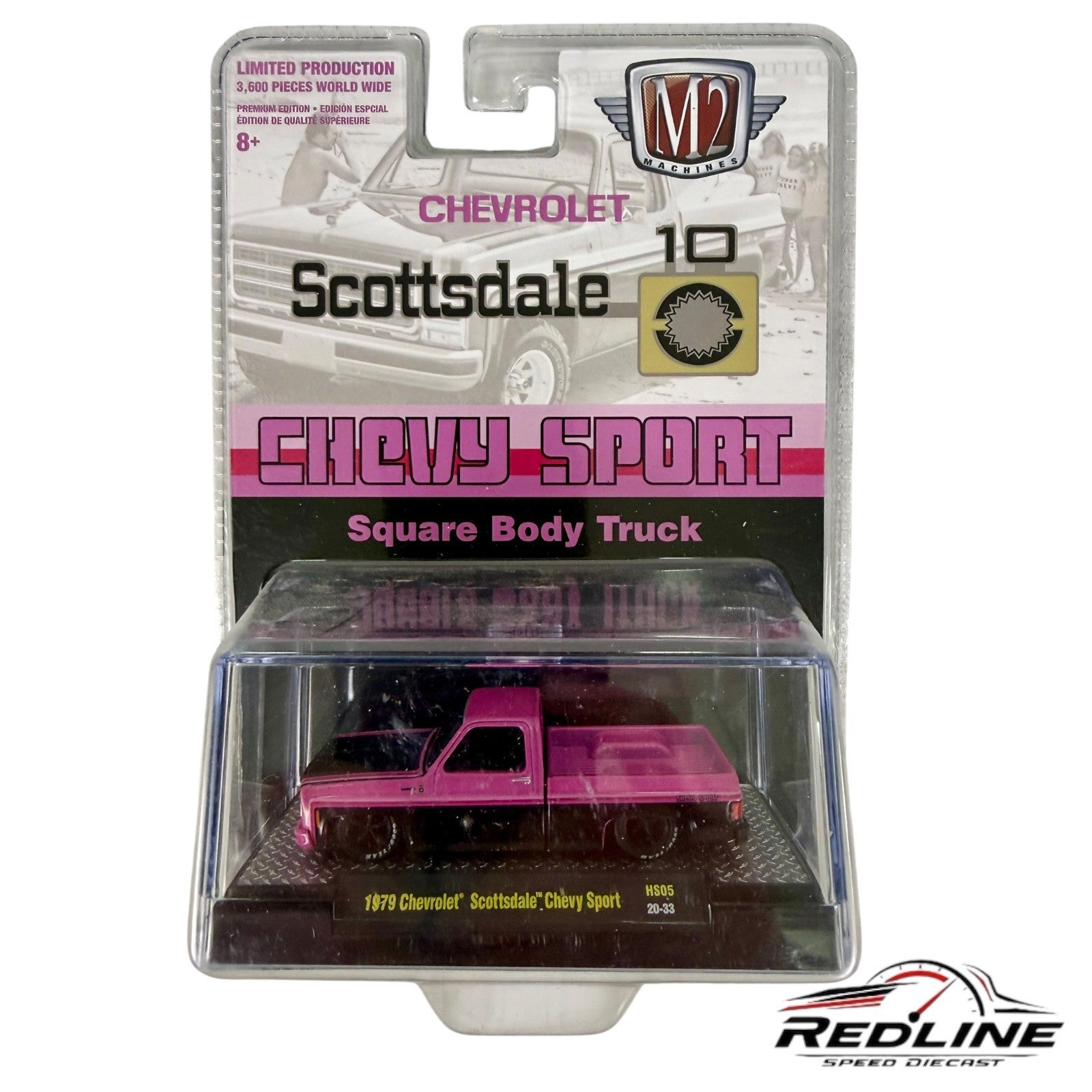 M2 Machines 1979 Chevrolet Scottsdale C10 Chevy Sport Truck Square Body HS05 H29