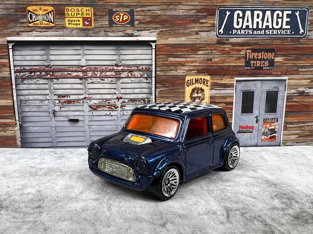 🇬🇧🇬🇧🇬🇧Hotwheels Mini Cooper Blue 2000 Mattel Malaysia C9🇬🇧🇬🇧🇬🇧