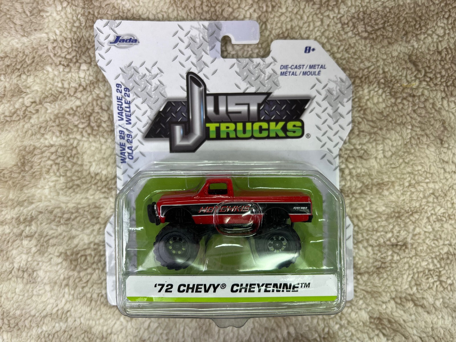 🇺🇸🔥🔥🔥JADA Just Trucks '72 CHEVY CHEYENNE Red Wave HW16🔥🔥🔥🇺🇸