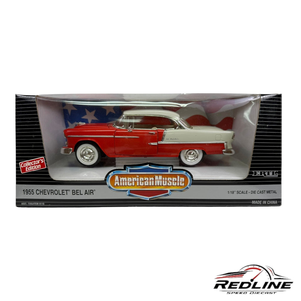 🇺🇸🇺🇸ERTL American Muscle 1955 Chevrolet Bel Air  1/18 GE🇺🇸🇺🇸
