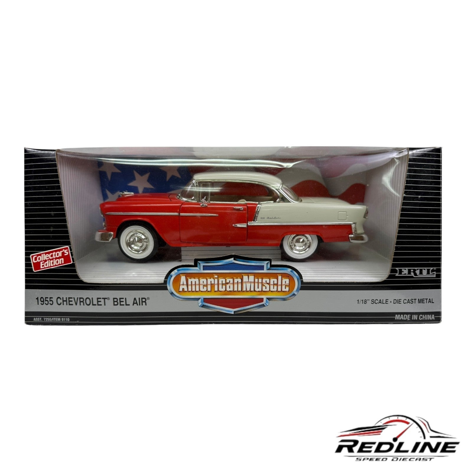 🇺🇸🇺🇸ERTL American Muscle 1955 Chevrolet Bel Air  1/18 GE🇺🇸🇺🇸