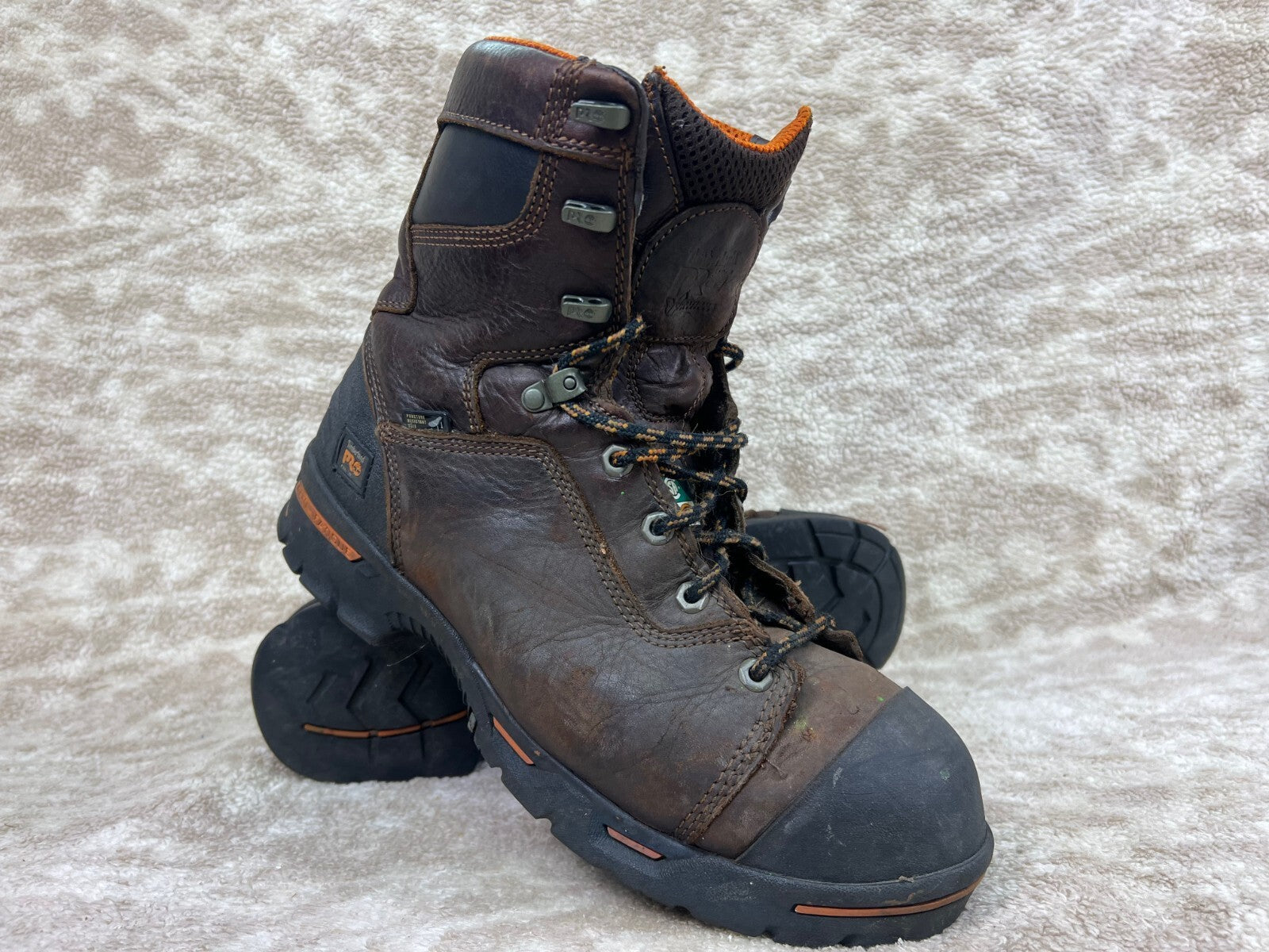 🥾Timberland PRO Men's 8" Endurance 52561 Steel Toe Work Boot Brown Size 11.5M🥾