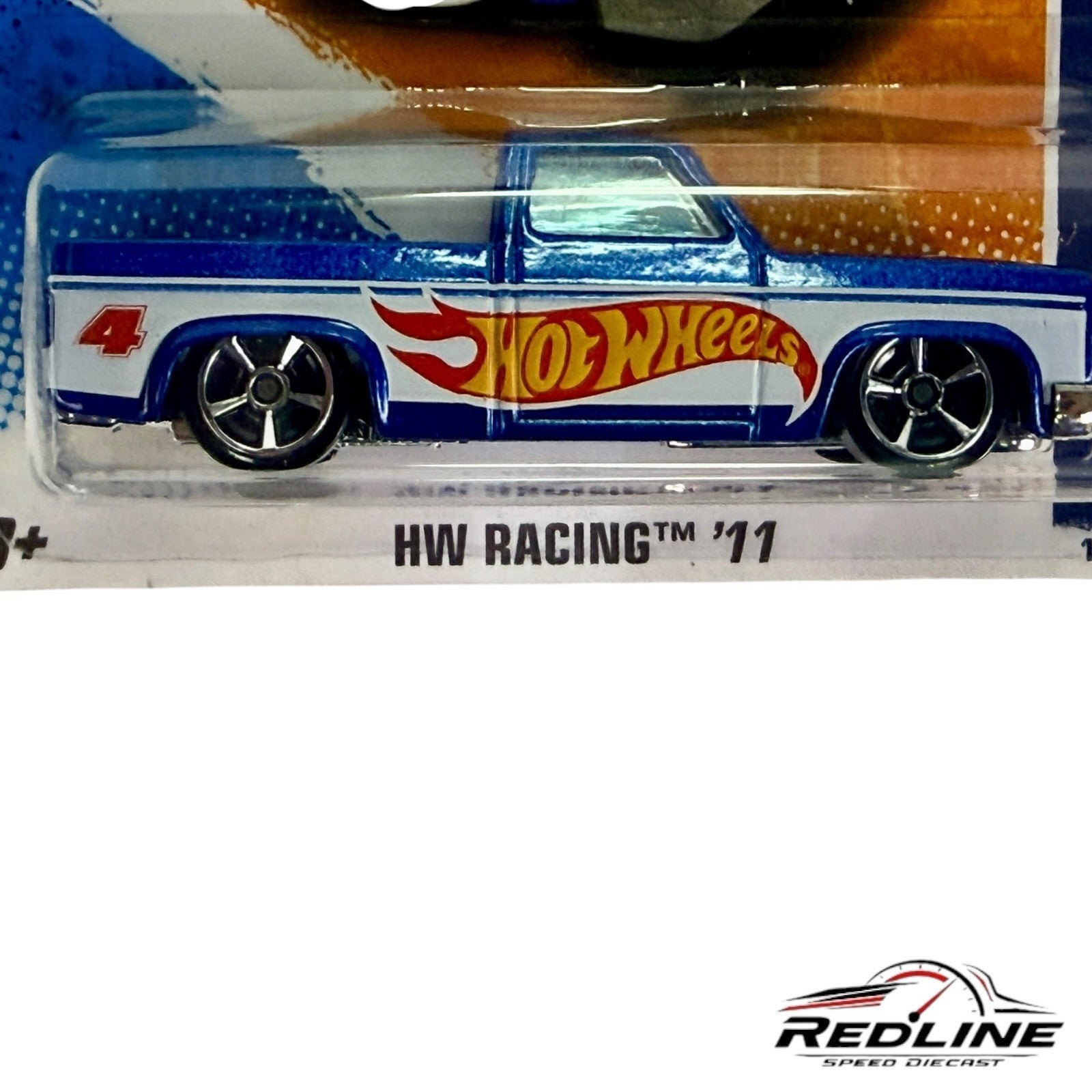 🇺🇸Hot Wheels '83 Chevy Silverado HW Racing '11 BLUE H33🇺🇸