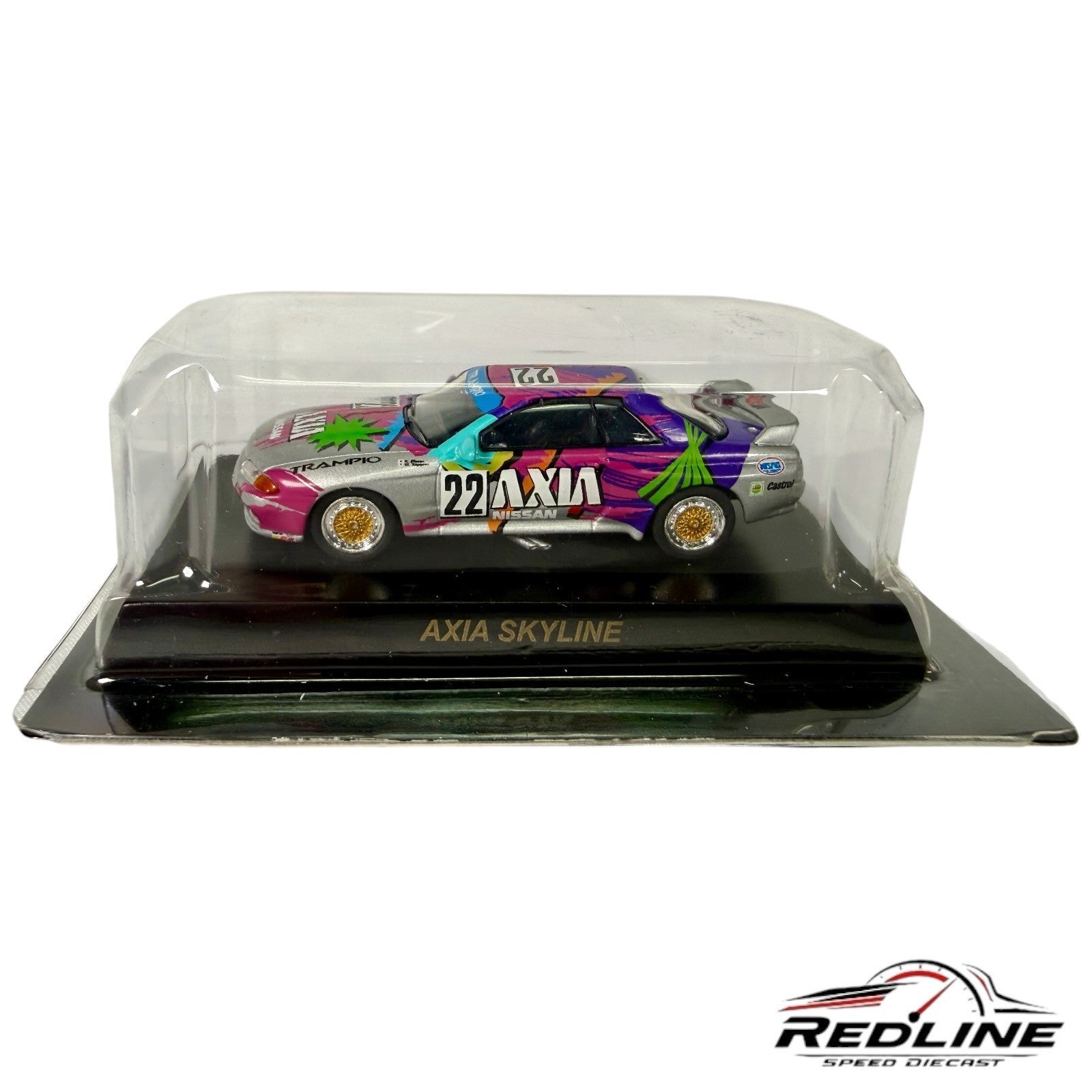 🎌🎌Kyosho Nissan Skyline GT-R R32 Group A AXIA SKYLINE H15 1:64🎌🎌