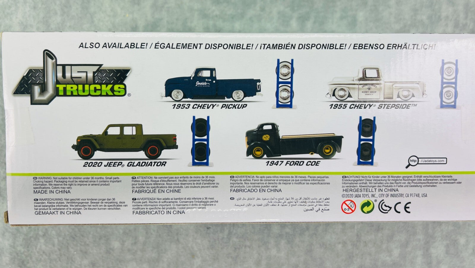 🇺🇸Jada Just Trucks 1955 Chevy Stepside Iron Works Body Shop 1/24th🇺🇸