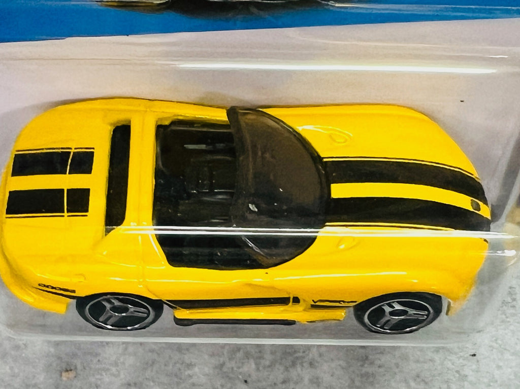 🇺🇸🇺🇸🇺🇸Hot Wheels Dodge Viper RT/10 Yellow HW Roadsters H25🇺🇸🇺🇸🇺🇸
