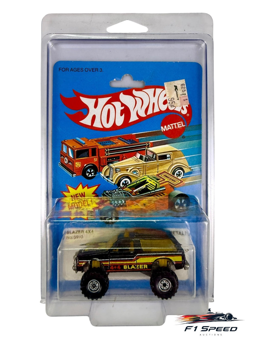 🔥🔥🔥Hot Wheels BLACKWALLS No 5910 Blazer 4x4 Black H35🔥🔥🔥