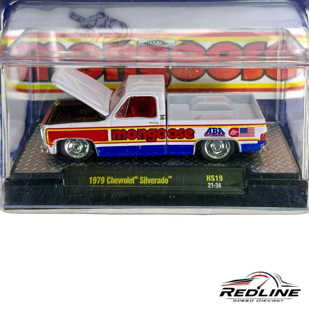 🇺🇸M2 Machines Mongoose Factory Team 1979 Chevrolet Silverado HS19 H33🇺🇸
